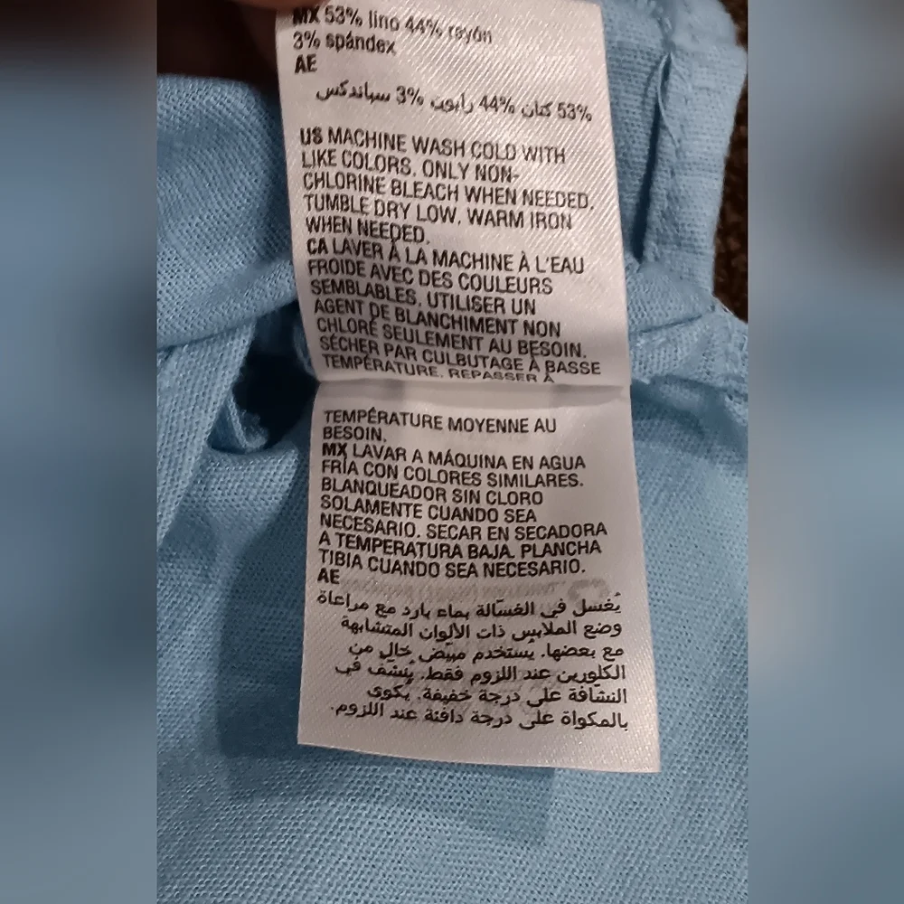 Alfani Women’s Plus Size 3X Tiffany Blue V-Neck Poncho Top Relax Fit Fashion - Picture 8 of 15